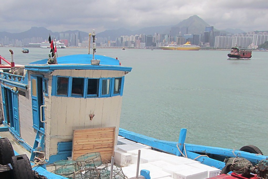 The smugglers’ boat (not pictured) was intercepted in Siu Sai Wan. Photo: SCMP Pictures