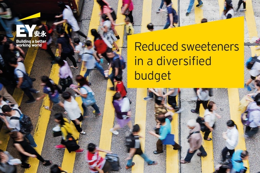 Reduced sweeteners in a diversified budget