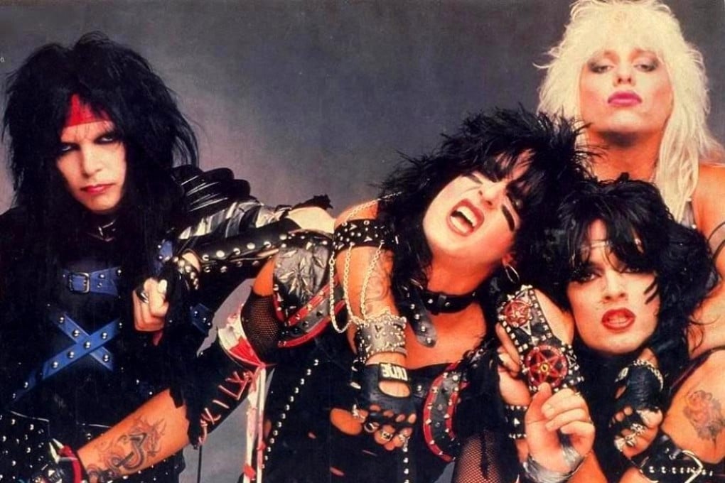 Motley Crue at the peak of their fame in the 1980s.