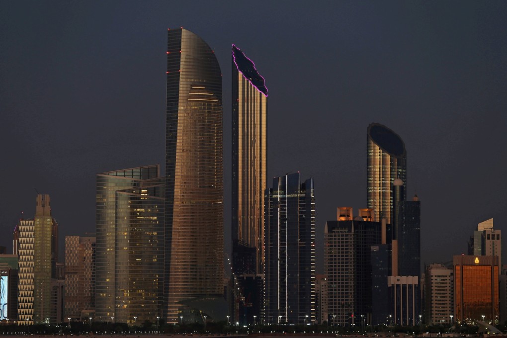 The Abu Dhabi skyline. Mubadala was created in 2017 by the merger of Abu Dhabi’s International Petroleum Investment Company and Mubadala Development .Photo: Reuters