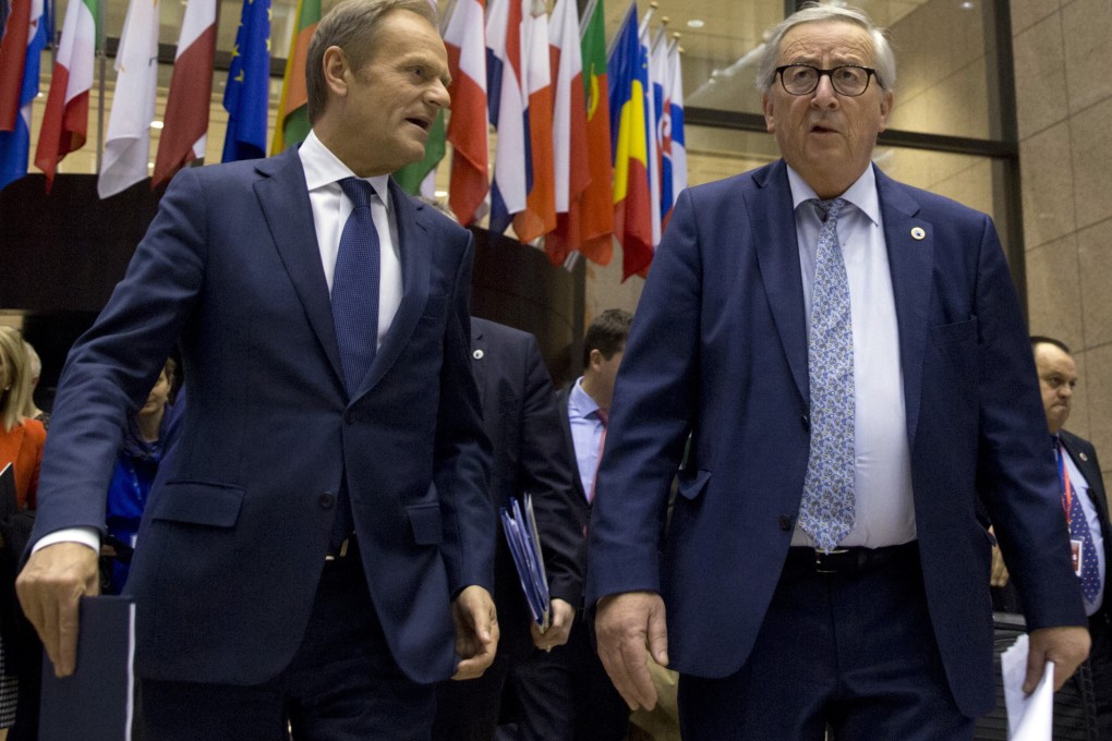 European Council President Donald Tusk (left) and European Commission President Jean-Claude Juncker. Photo: AP