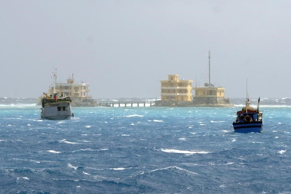 A file photo of Vietnamese fishing boats near Da Tay island in the Spratly archipelago. Photo: Reuters