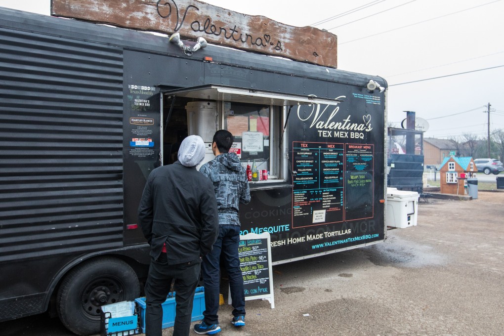 Valentina's Tex Mex BBQ in south Austin, one of the many food trucks for which Austin is famous. Photo: Julia Robinson