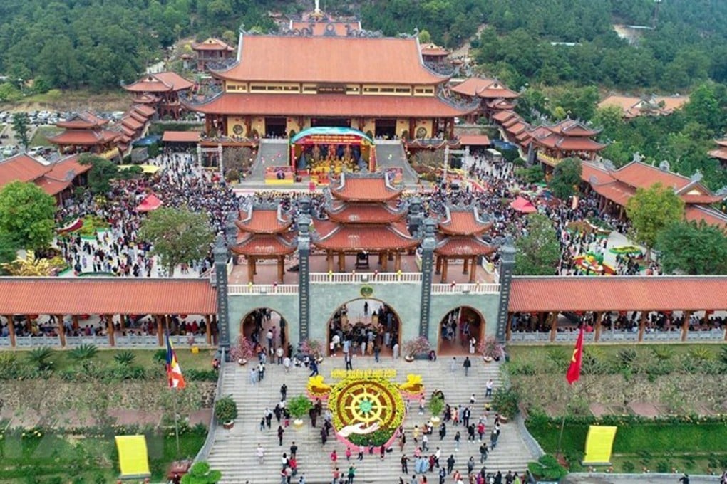 Ba Vang pagoda in Uong Bi city, Quang Ninh province, Vietnam. Photo: AP