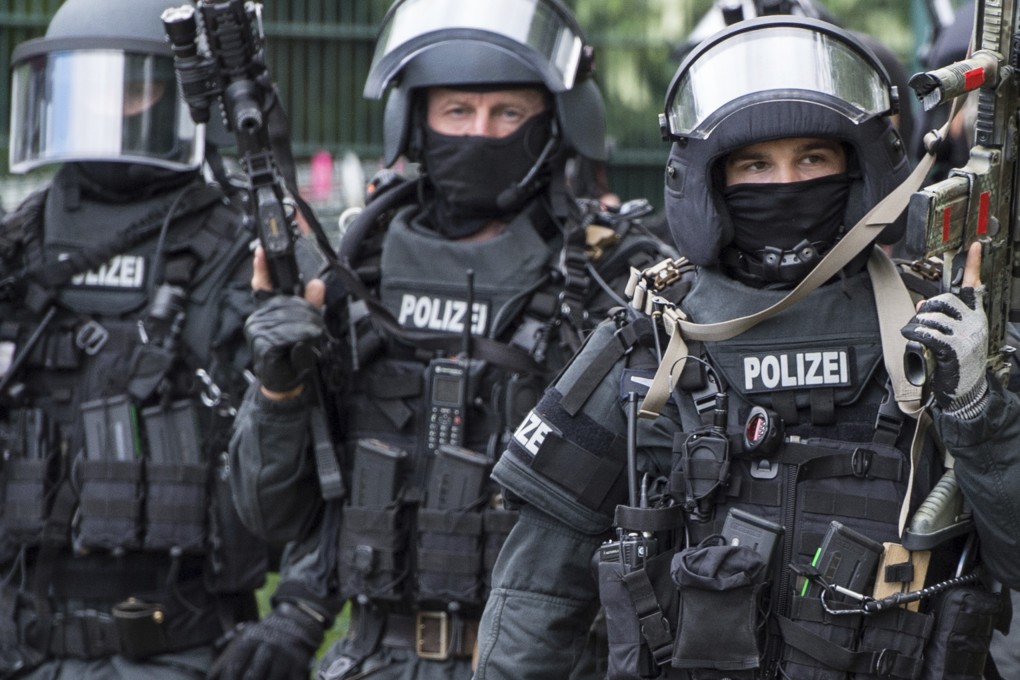 German special police forces exercise during an anti terror training in Mainz. Photo: AP Photo