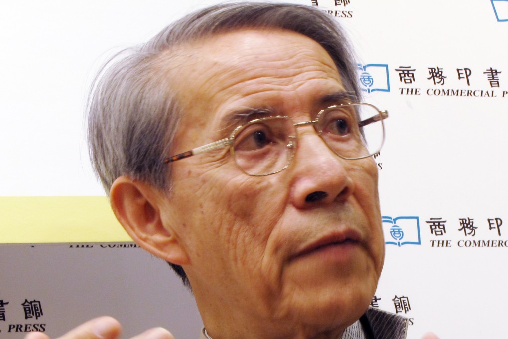George Shen speaking about his book Six Talks on Peking Opera in 2012. Photo: Oliver Chou