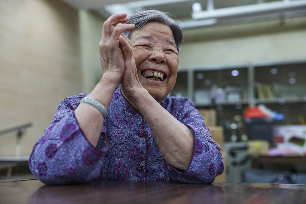 Leung Siu-kwan has lived at the Chuk Lam Ming Tong Care and Attention Home for the Aged for 10 years. Photo: Dickson Lee