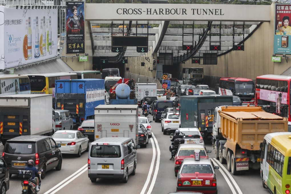 Private cars would pay HK$40 for the Cross-Harbour Tunnel under the proposal. Photo: Xiaomei Chen