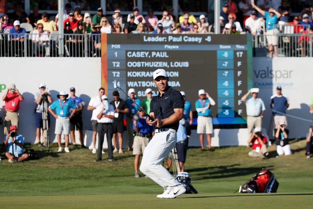 Paul Casey defended his Valspar Championship title in Florida. Photo: AFP