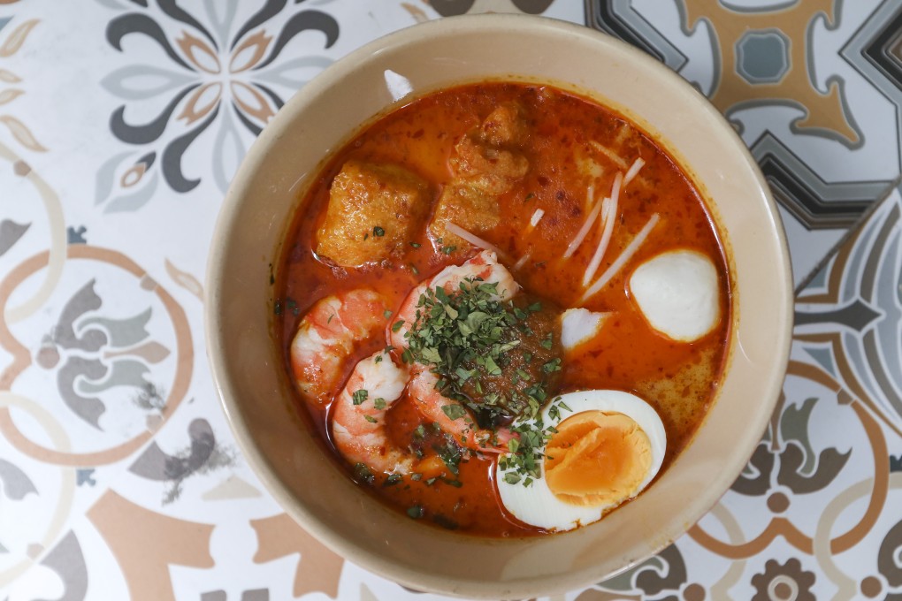 Singapore laksa at Pestle & Mortar in Happy Valley. The restaurant is tiny, and makes a limited number of bowls of laksa each day. Photo: Xiaomei Chen