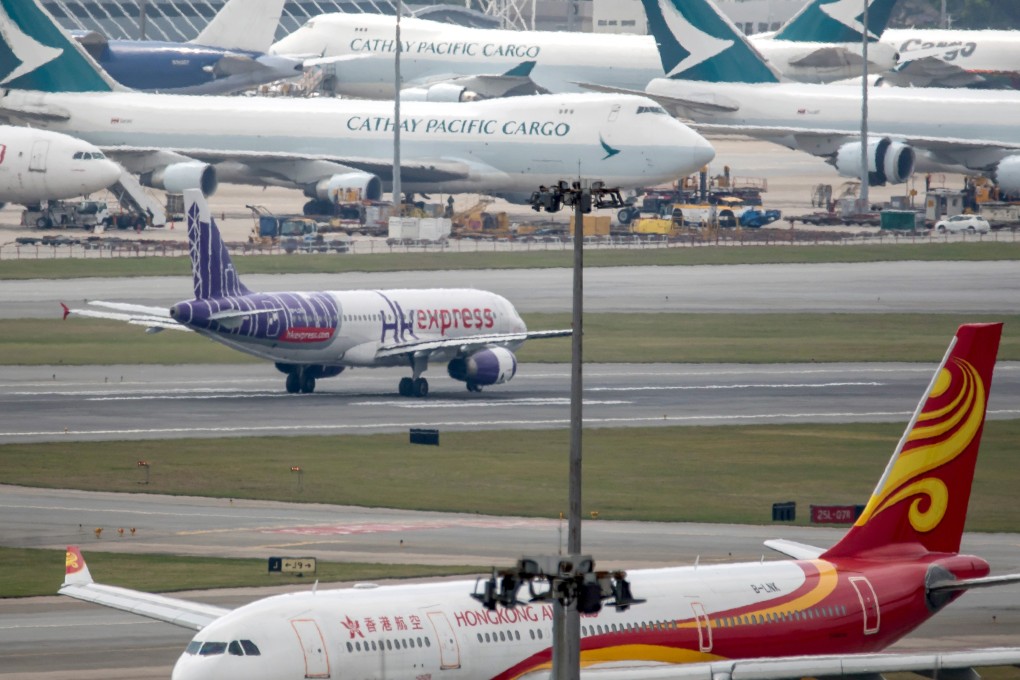 If the acquisition of HK Express goes through, Cathay Pacific would control three of Hong Kong’s four passenger airlines. Photo: Bloomberg