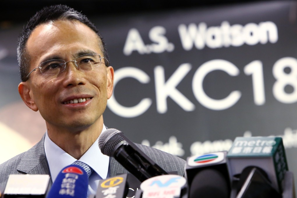 Victor Li Tzar-Kuoi, chairman of CK Hutchison Holdings, which owns AS Watson. Photo: Edmond So