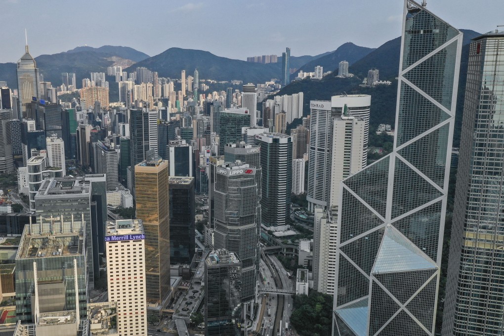 Aerial view of Hong Kong's Central District (CBD). 27SEP18 SCMP / Winson Wong