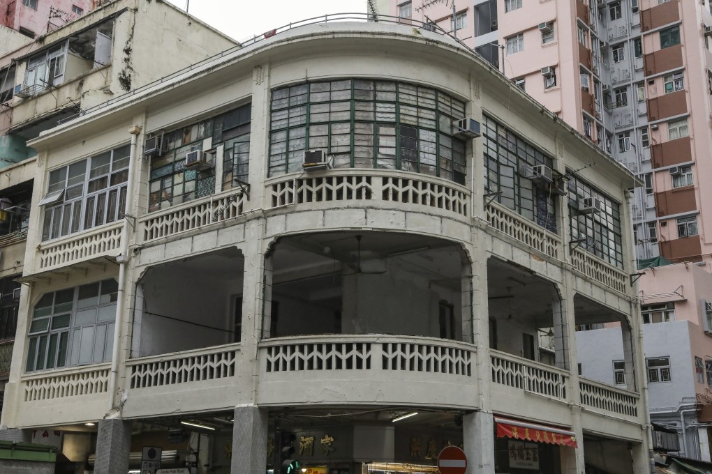 The pre-war Chinese tenement block is one of a few corner buildings in the tong lau-style left in Hong Kong. Photo: K. Y. Cheng