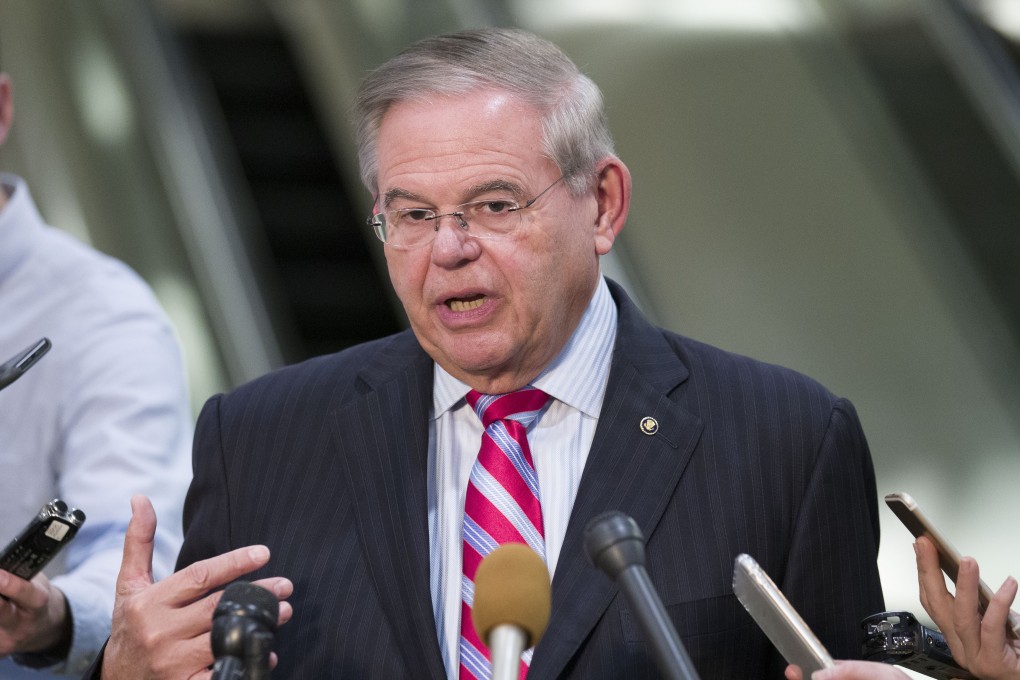 US Senator Bob Menendez, the top Democrat on the influential foreign relations committee, offered the “Taiwan Assurance Act”. Photo: AP