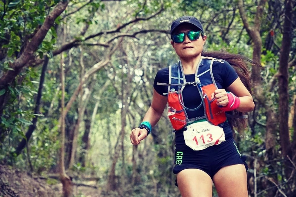 Dolly Vargas Salles running the MSIG Braemar Hill. This weekend, she is running 75km and 45km on consecutive days. Photo: The Green Race