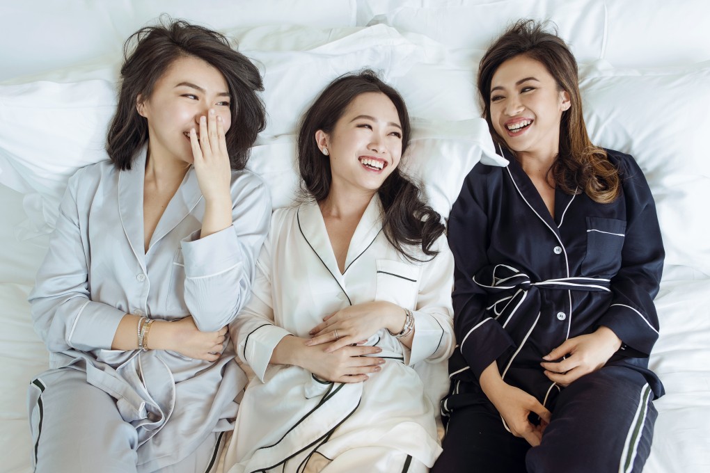 Pyjamas from Malaysian sleepwear brand Chic in Green.