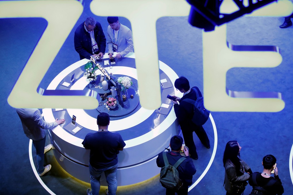 ZTE Corp, the world’s fourth largest telecommunications equipment supplier, reported its biggest annual loss in 2018, when the company was brought to the brink of collapse by a US export ban that blocked it from buying American-made hi-tech components. Photo: EPA-EFE