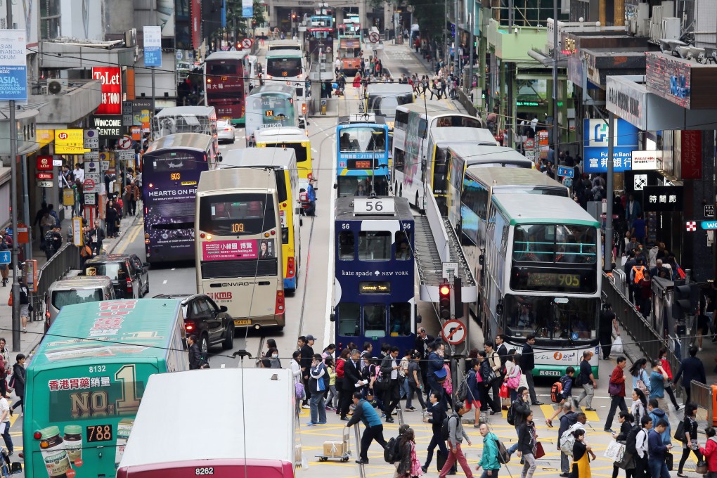 Des Voeux Road Central will be covered by the pilot scheme. Photo: Dickson Lee
