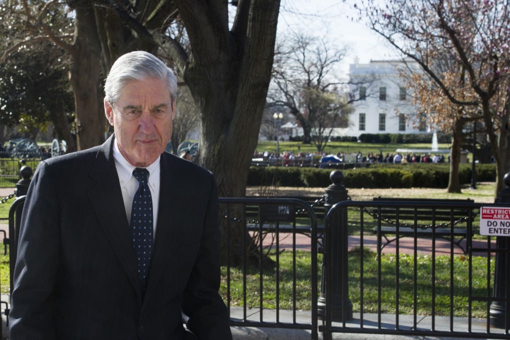 Special counsel Robert Mueller walks past the White House on Sunday after attending St John's Episcopal Church for morning services. Photo: AP