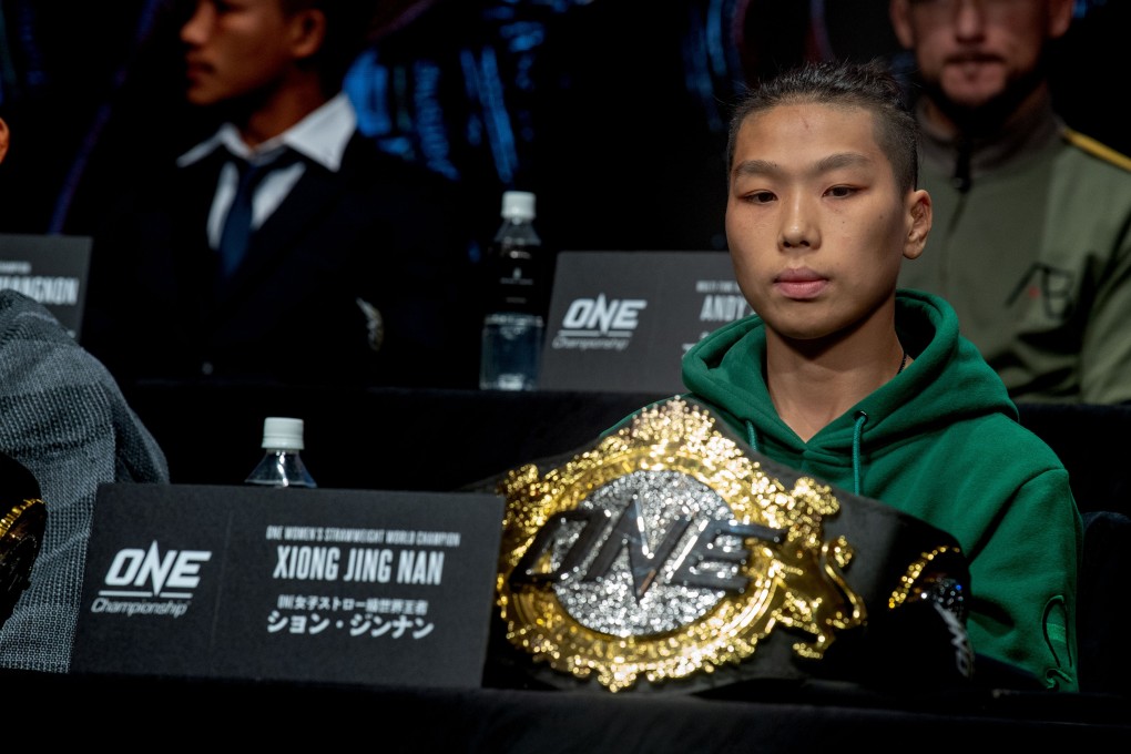 Xiong Jingnan is the champion but also seemingly the underdog. Photos: One Championship