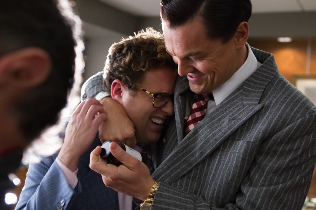 Leonardo DiCaprio and Jonah Hill in a still from The Wolf of Wall Street.