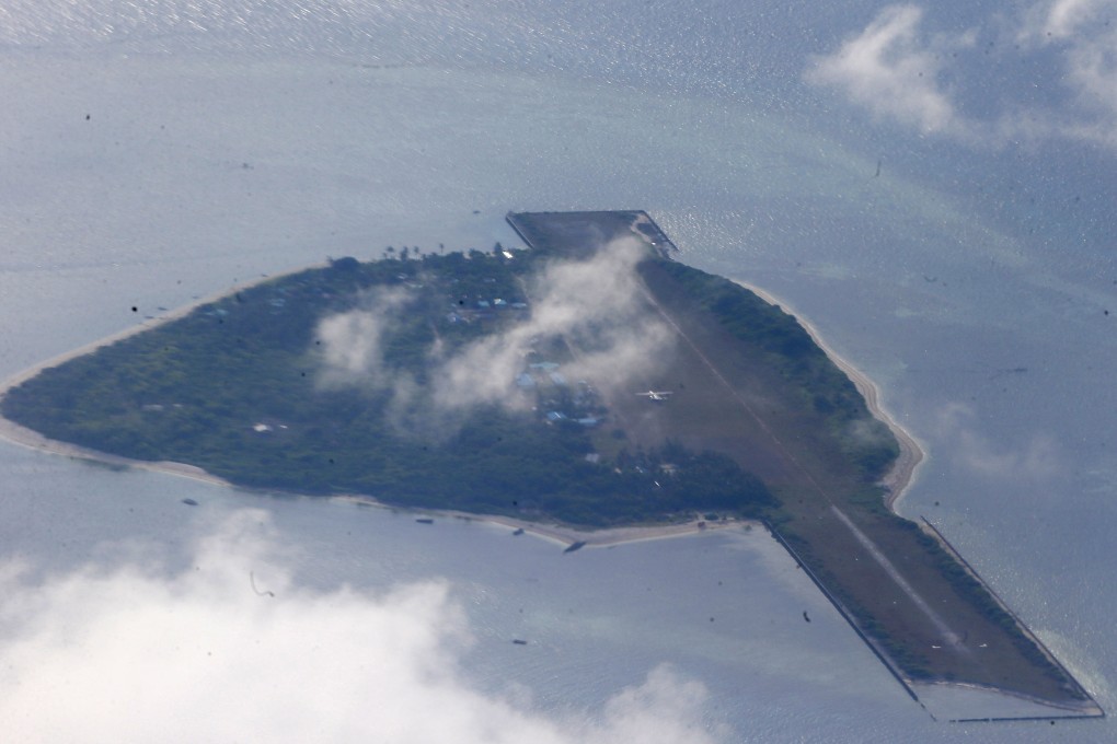 The Philippines began a series of joint military exercises with the US and Australia by raising the alarm over the presence of Chinese vessels off Pagasa island, or Thitu Island, in the Spratly group of South China Sea islands, since January. Photo: EPA