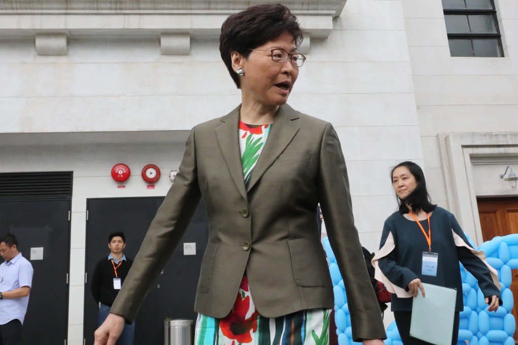 Chief Executive Carrie Lam. Photo: K. Y. Cheng