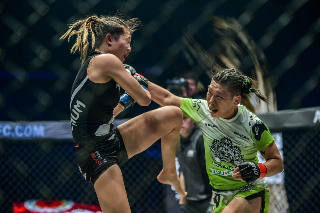 Xiong Jingnan survived an onslaught to beat Angela Lee at One Championship: A New Era in Tokyo.
