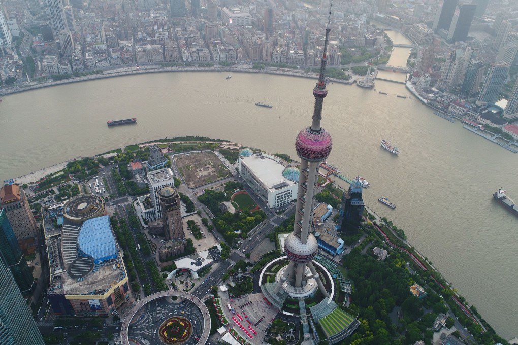The Lujiazui Financial and Trade Zone of Pudong in Shanghai. Photo: Xinhua
