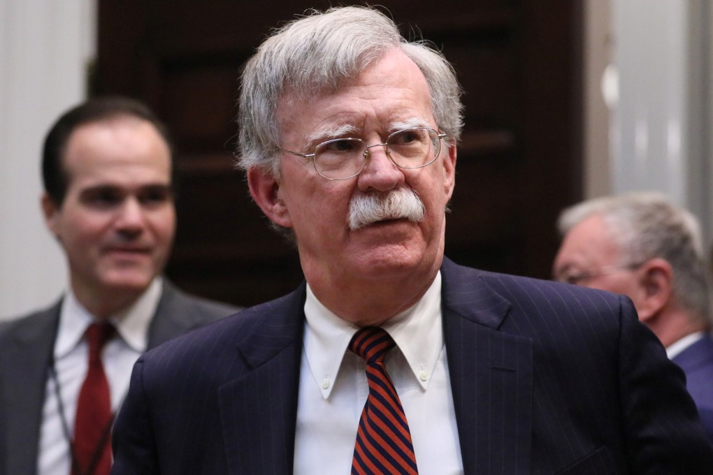US national security adviser John Bolton led the state and defence departments in a chorus against Beijing’s incursions into Taiwanese airspace on Sunday. Photo: Reuters