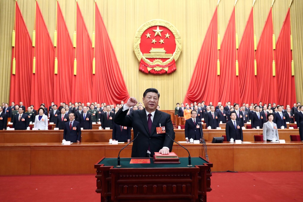 Xi Jinping said people would “compare the merits of Western developed countries to the shortcomings of China’s socialist development and blame us”. Photo: Xinhua via AP