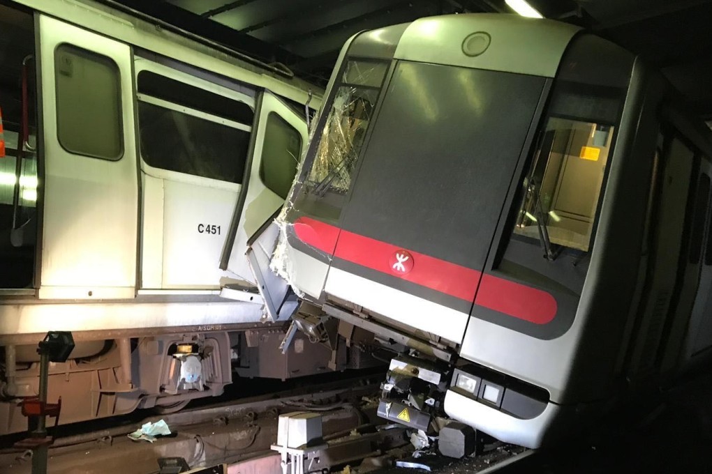 An accident last week derailed a train. Photo: Handout