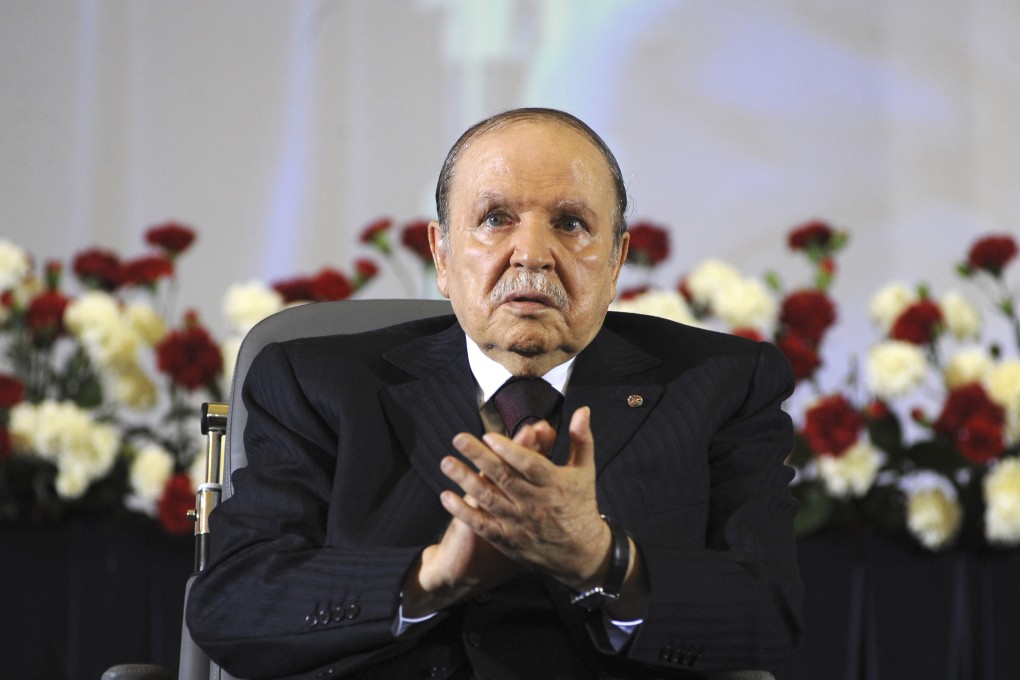 Algeria’s President Abdelaziz Bouteflika, pictured here in 2014, will resign before the end of his fourth term, state media said. File photo: AP