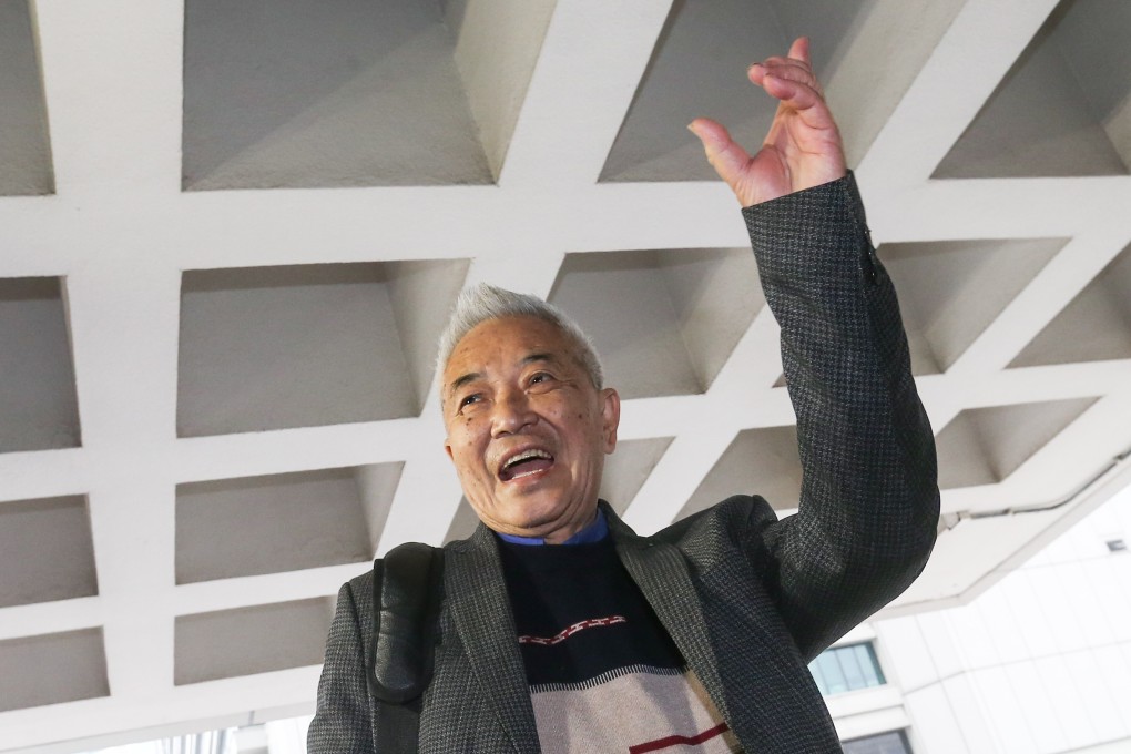 Kwok Cheuk-kin at High Court in 2017. Kwok has applied to review the Department of Justice’s decision to not prosecute former chief executive CY Leung. Photo: K.Y. Cheng