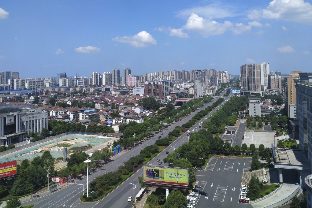 Overview of the Changde city of Hunan province in China. Photo: Frank Tang