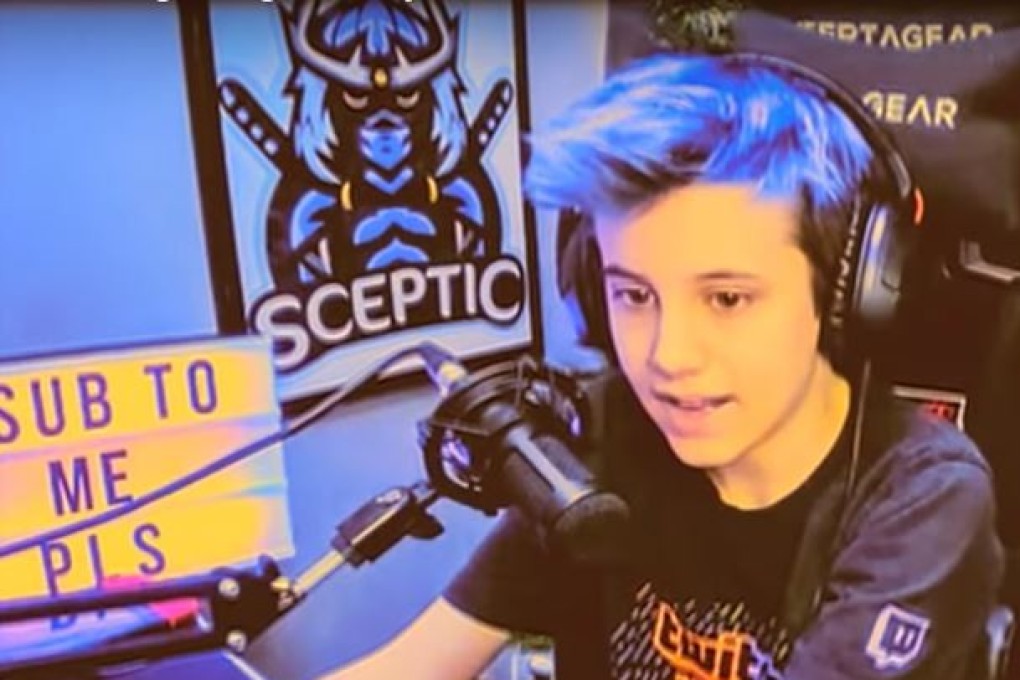 Griffin Spikoski spends as much as 18 hours a day glued to his computer screen. His income last year was nearly US$200,000. Photo: YouTube