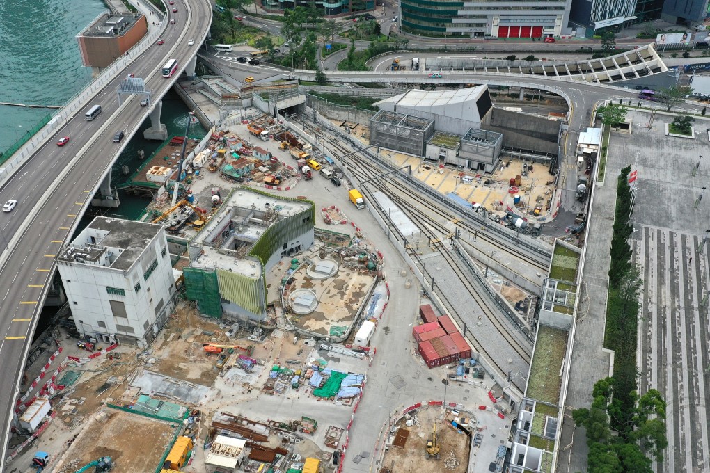 The site of the beleaguered project building the Sha Tin-Central link. Photo: Winson Wong