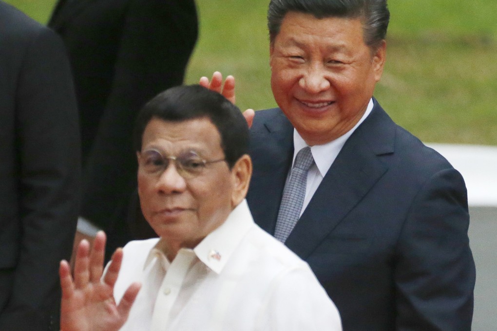 Philippine President Rodrigo Duterte and China President Xi Jinping. Photo: AP