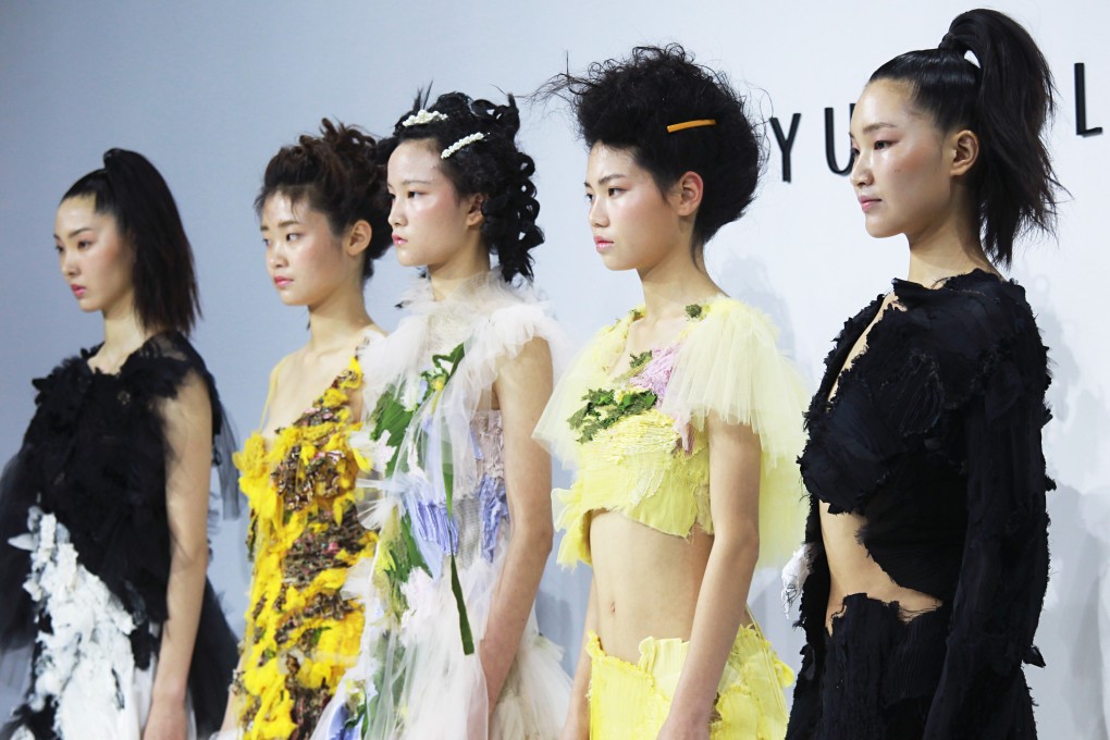 The Caroline Hu collection, winner of the inaugural BoF China Prize for young Chinese fashion designers, presented during Shanghai Fashion Week. Photo: Getty