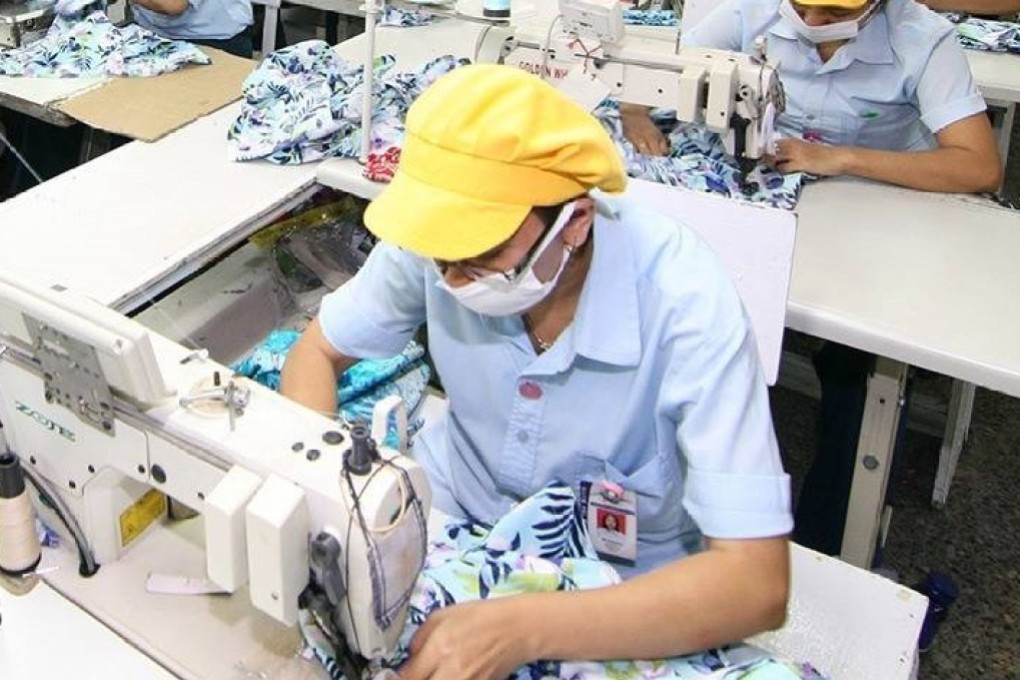 A textile worker in Kendal Industrial Park in Central Java, Indonesia. Photo: Facebook
