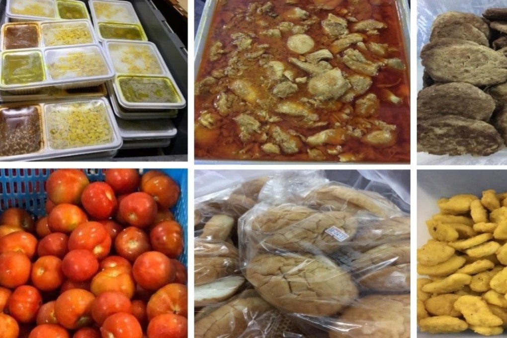 Food rescued from the Hong Kong Sevens in 2018. Photo: Food Angel