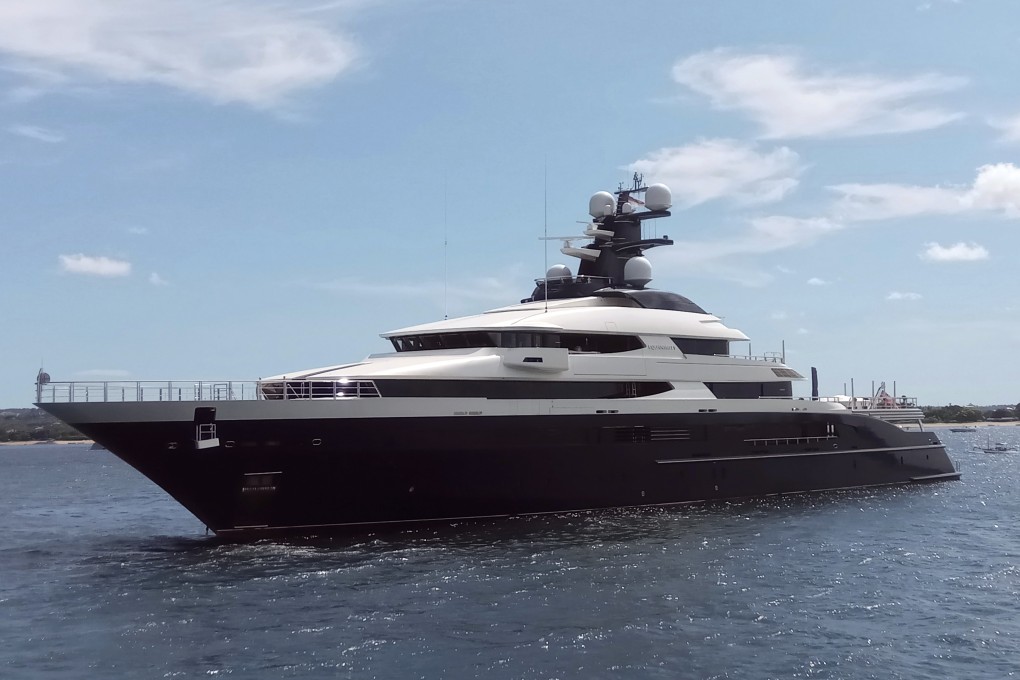 The luxury yacht “Equanimity”. Photo: AP