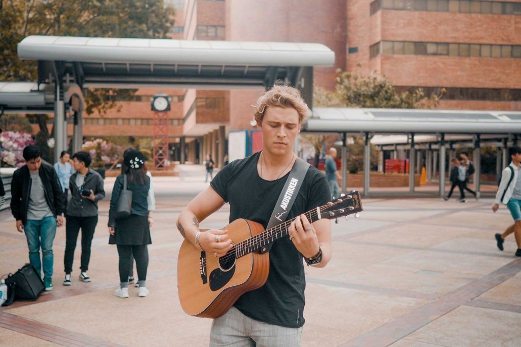 Christopher Nissen at the Hong Kong Polytechnic University last year. Photo: Warner Music