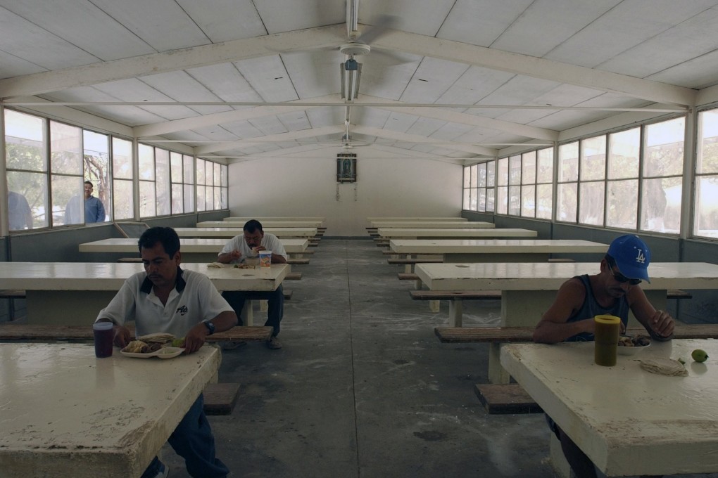 Inmates have a meal in the mess hall at the Islas Marias federal prison. File photo: AP