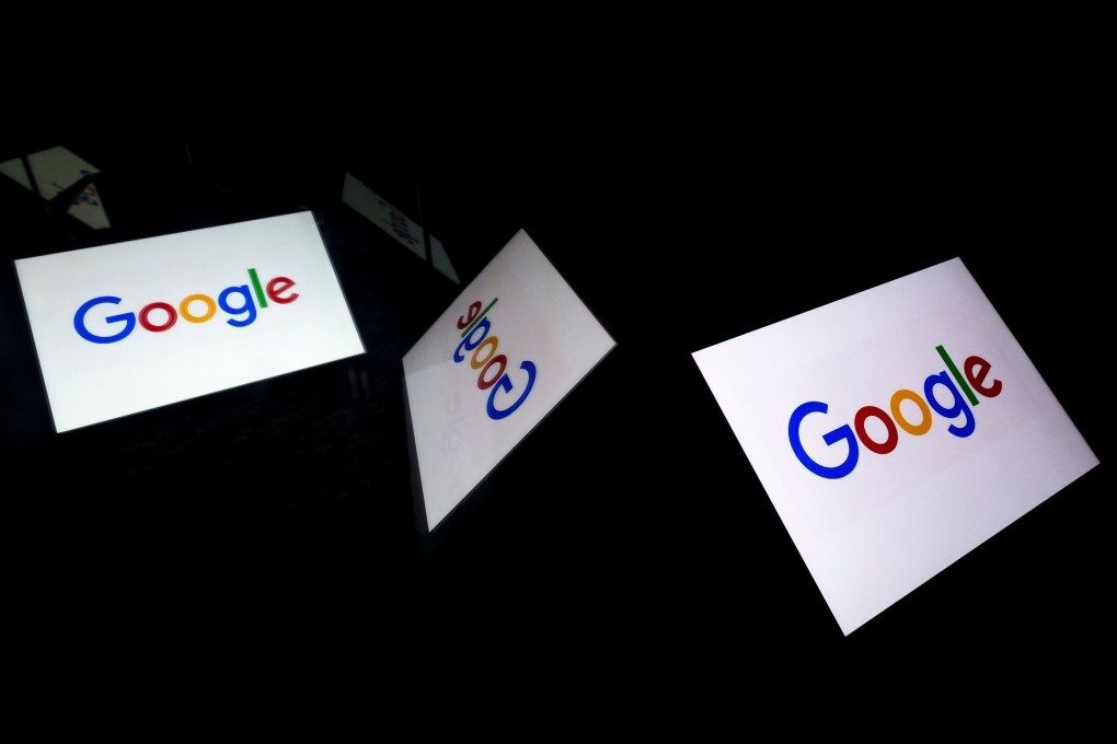 Google logos. Image: AFP