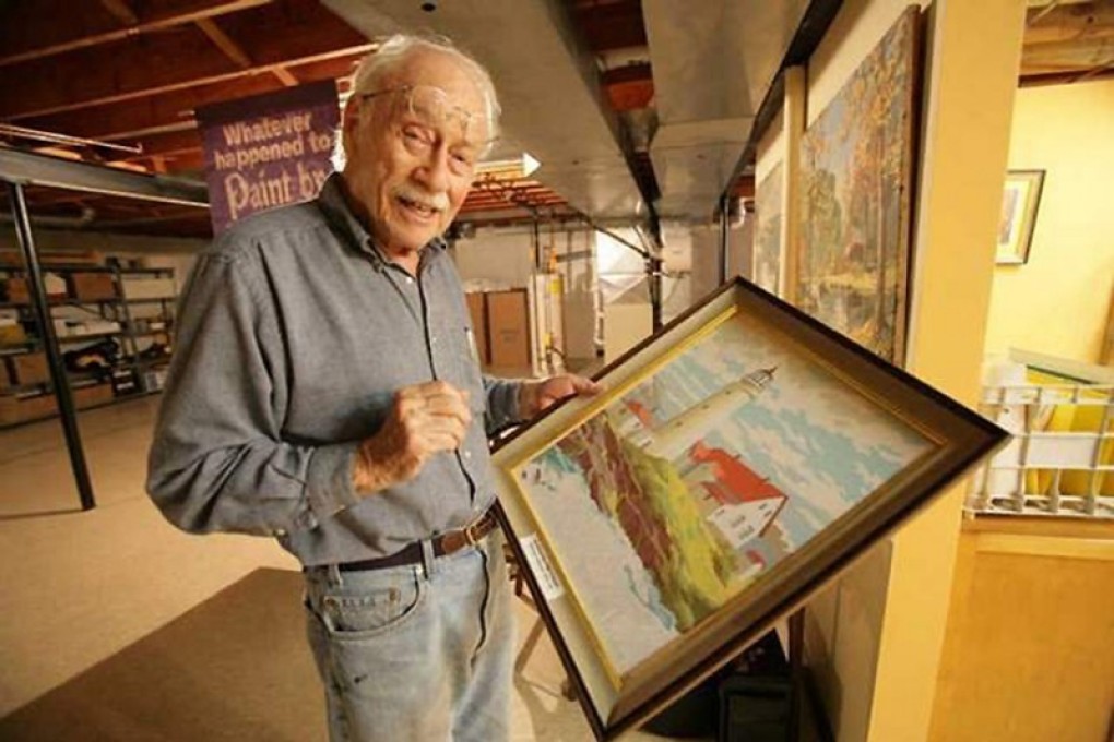 Dan Robbins, paint-by-numbers pioneer, said his invention was inspired by Leonardo da Vinci. Photo: Larry Robbins