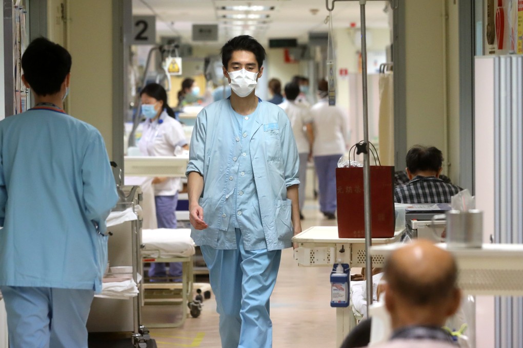 Doctors at Kwong Wah Hospital in Yau Ma Tei. Photo: Sam Tsang