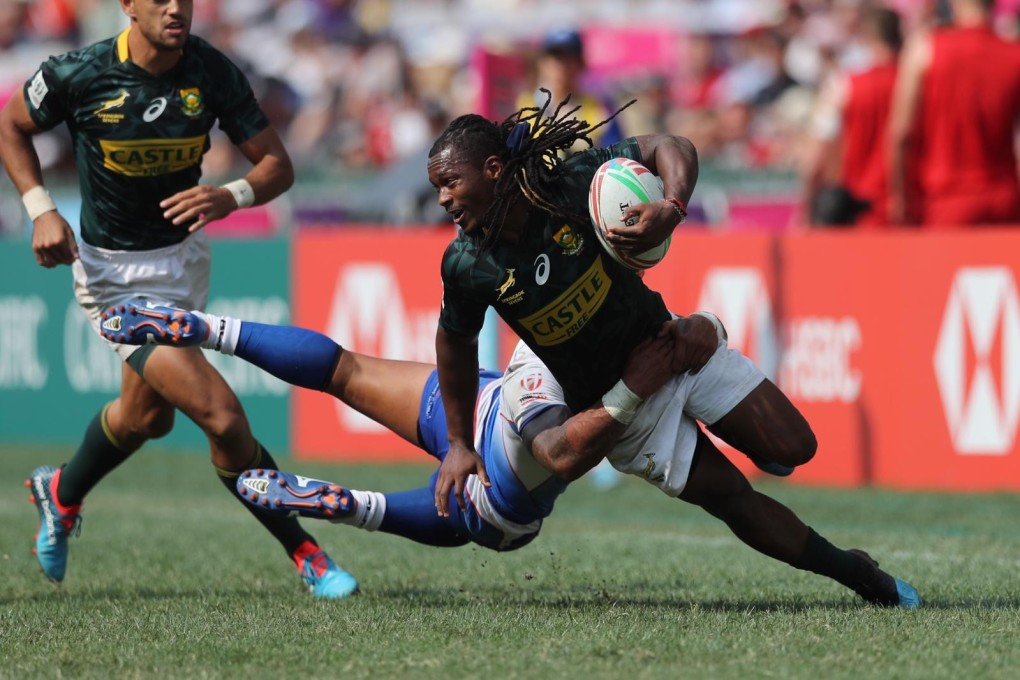 South Africa were too good for Samoa. Photo: Wong Wing Chun