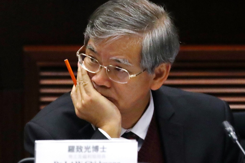 Compassion and empathy, it seems, are not part of Dr Law Chi-kwon’s vocabulary. This is despite being a long-time lecturer in social work at the University of Hong Kong. Photo: Edmond So